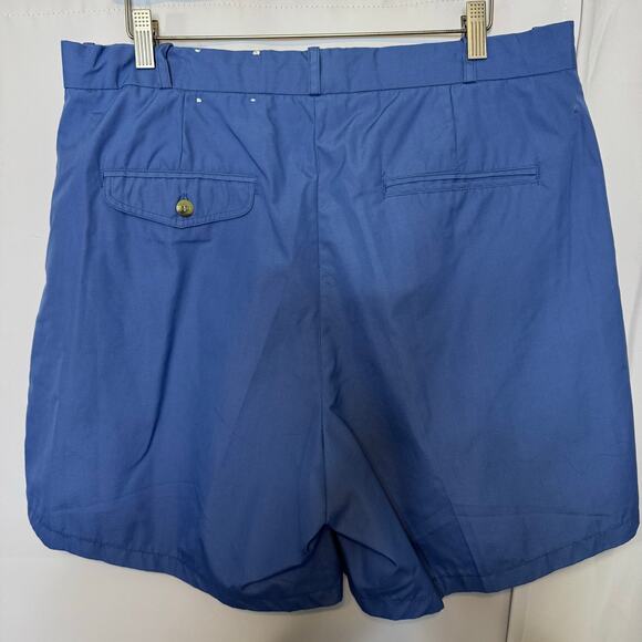 Haband Men’s Blue Casual Y2K Shorts Size 38 Cotton Blend Pockets Classic Fit - Picture 3 of 8